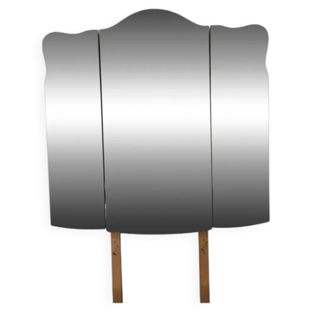 Grand miroir triptyque années 50