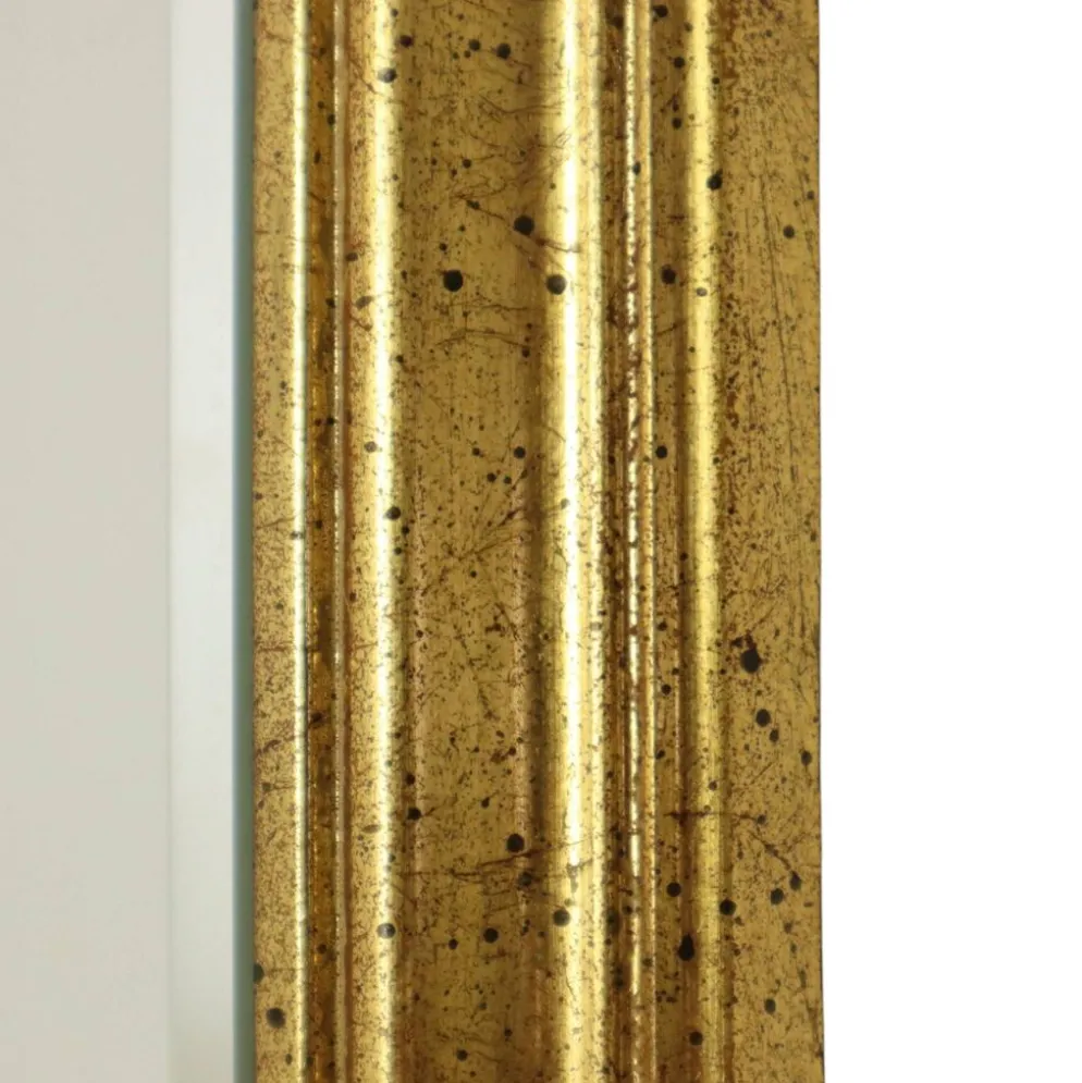 Grand miroir vintage Deknudt, design Hollywood Regency des années 1970.