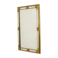 Grand miroir vintage Deknudt, design Hollywood Regency des années 1970.