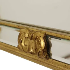 Grand miroir vintage Deknudt, design Hollywood Regency des années 1970.