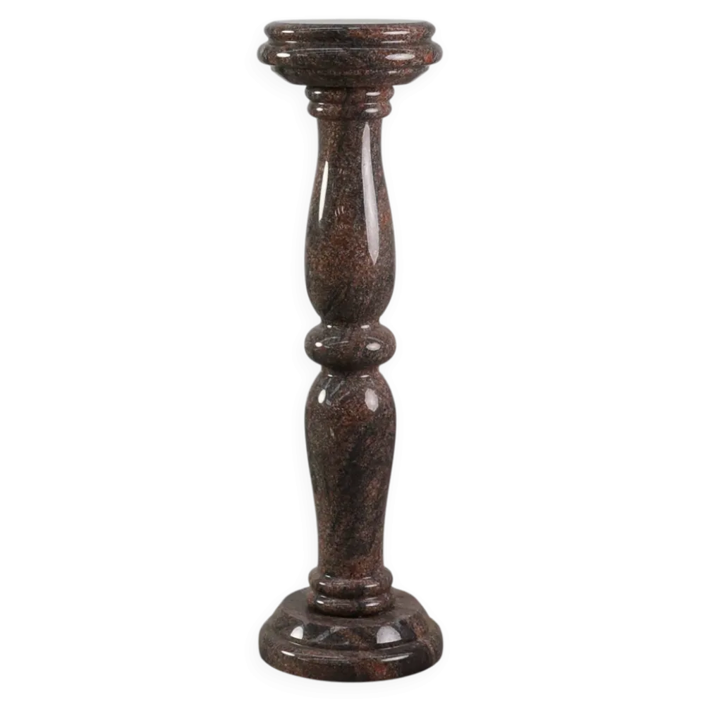 Grand piédestal en granit du milieu du siècle, Italie années 1960