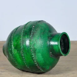 Grand pot à olives ou urne de jardin en terre cuite turque