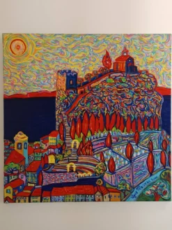 Grand tableau original d’Igor Marceau (1999) –
