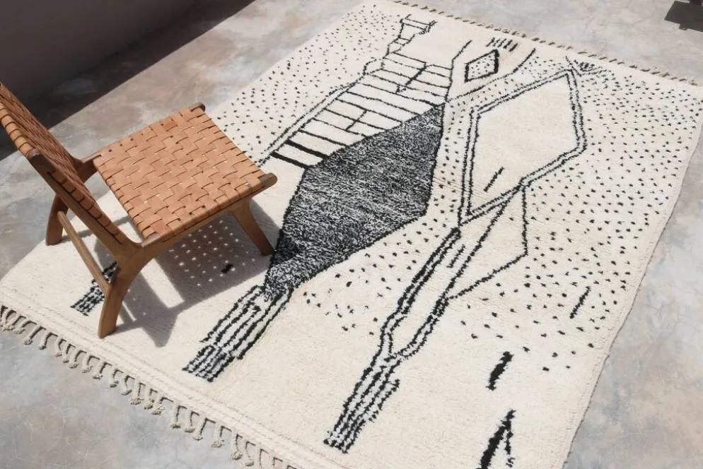 Grand tapis Beni Ouarain, 292 x 212 cm - G1024