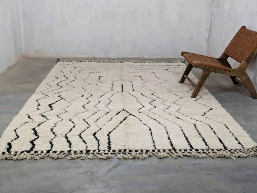 Grand tapis Beni Ouarain, 290 x 202 cm || 9,51 x 6,63 pieds, G-262