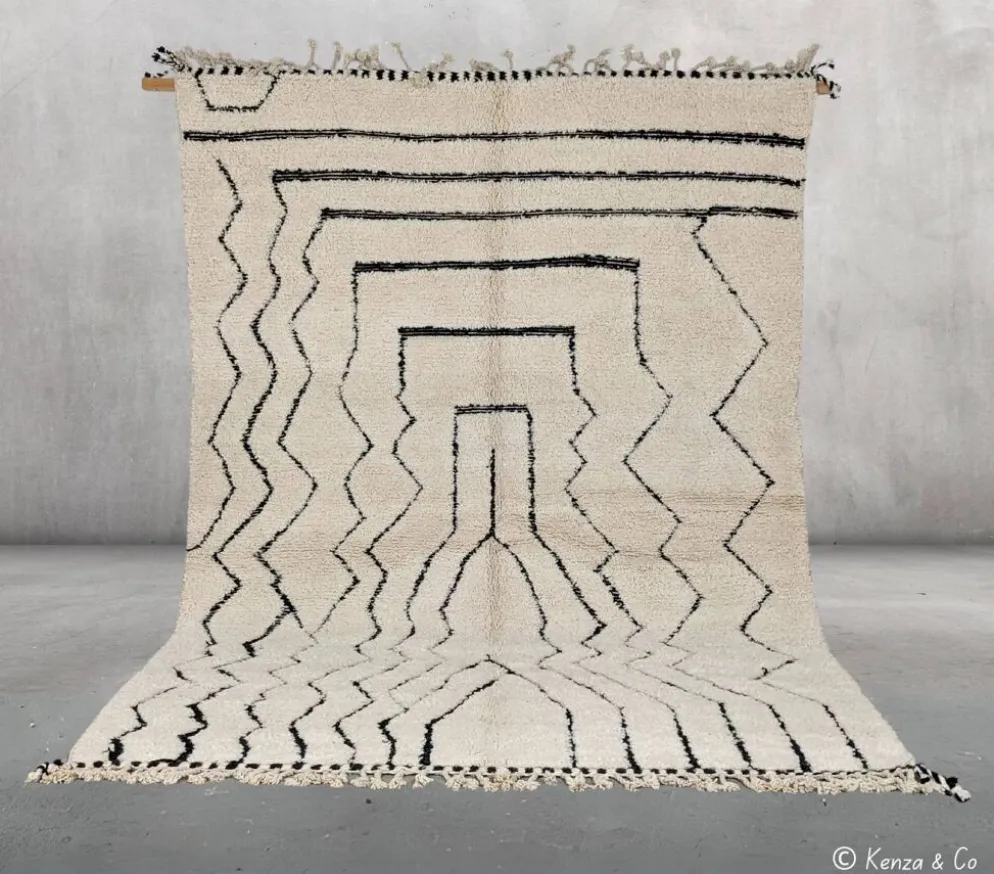 Grand tapis Beni Ouarain, 290 x 202 cm || 9,51 x 6,63 pieds, G-262