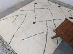 Grand tapis Beni Ouarain, 285 x 220 cm || 9,35 x 7,22 pieds, G-293