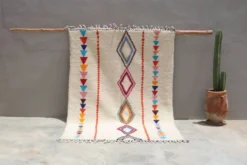 Grand tapis coloré fait main, 285 x 200 cm - G1028