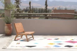 Grand tapis coloré fait main, 325 x 190 cm - G1031