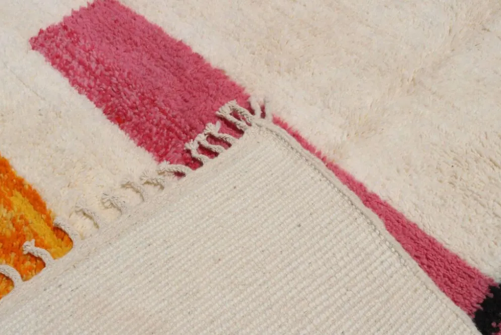 Grand tapis coloré fait main, 310 x 195 cm - G1052