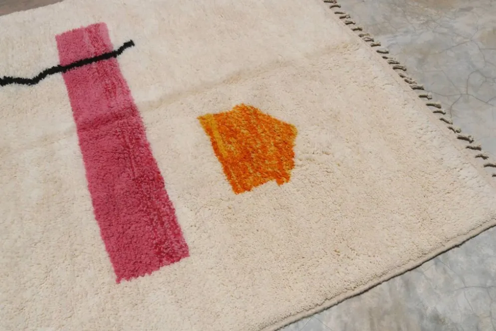 Grand tapis coloré fait main, 310 x 195 cm - G1052