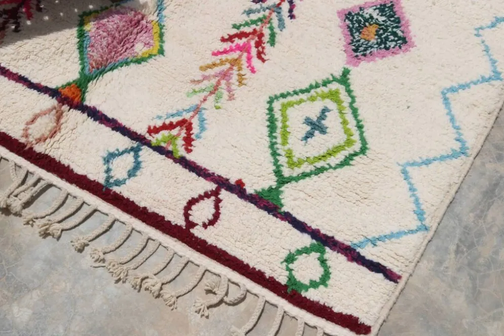 Grand tapis coloré fait main, 300 x 205 cm - G1033