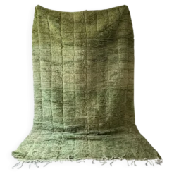 grand tapis mrirt berbere ancien vert / beige, 2m90 x 1m95