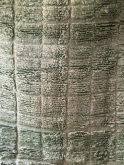 grand tapis mrirt berbere ancien vert / beige, 2m90 x 1m95