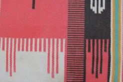 Grand tapis ou kilim indien, années 1970