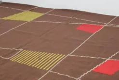 Grand tapis ou moquette à motif géométrique, 1959
