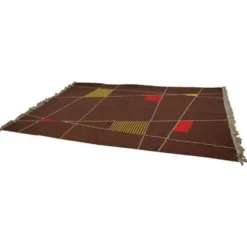Grand tapis ou moquette à motif géométrique, 1959