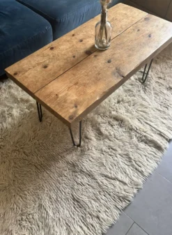 Grand tapis vintage 100 % pur laine Flokati à poil long des années 60-70