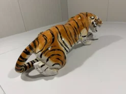 Grand tigre en céramique italienne des années 1970