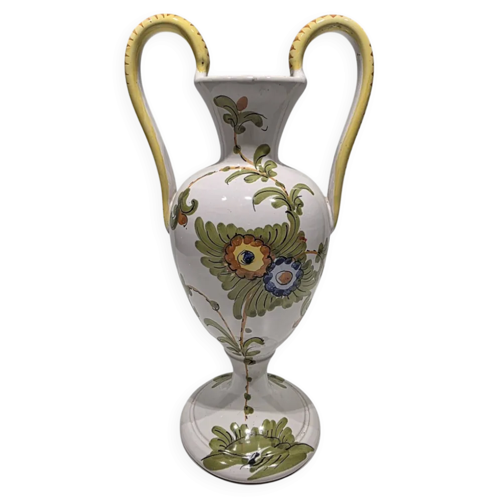 Grand vase à anse céramique Italie