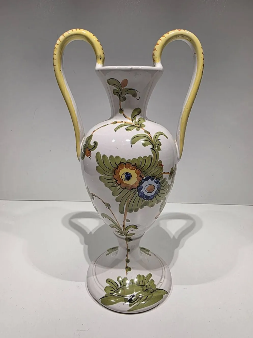 Grand vase à anse céramique Italie