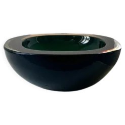 Grand vide poche / cendrier design en verre de Murano, Italie 1970