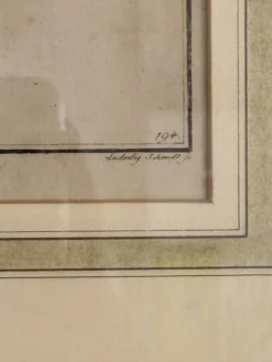Gravure ancienne poisson – Ludwig Schmidt (XIXᵉ siècle)