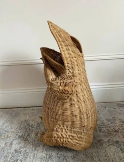 Grenouille en osier par Olivier Cajan