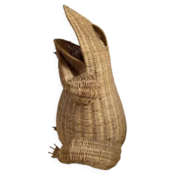 Grenouille en osier par Olivier Cajan