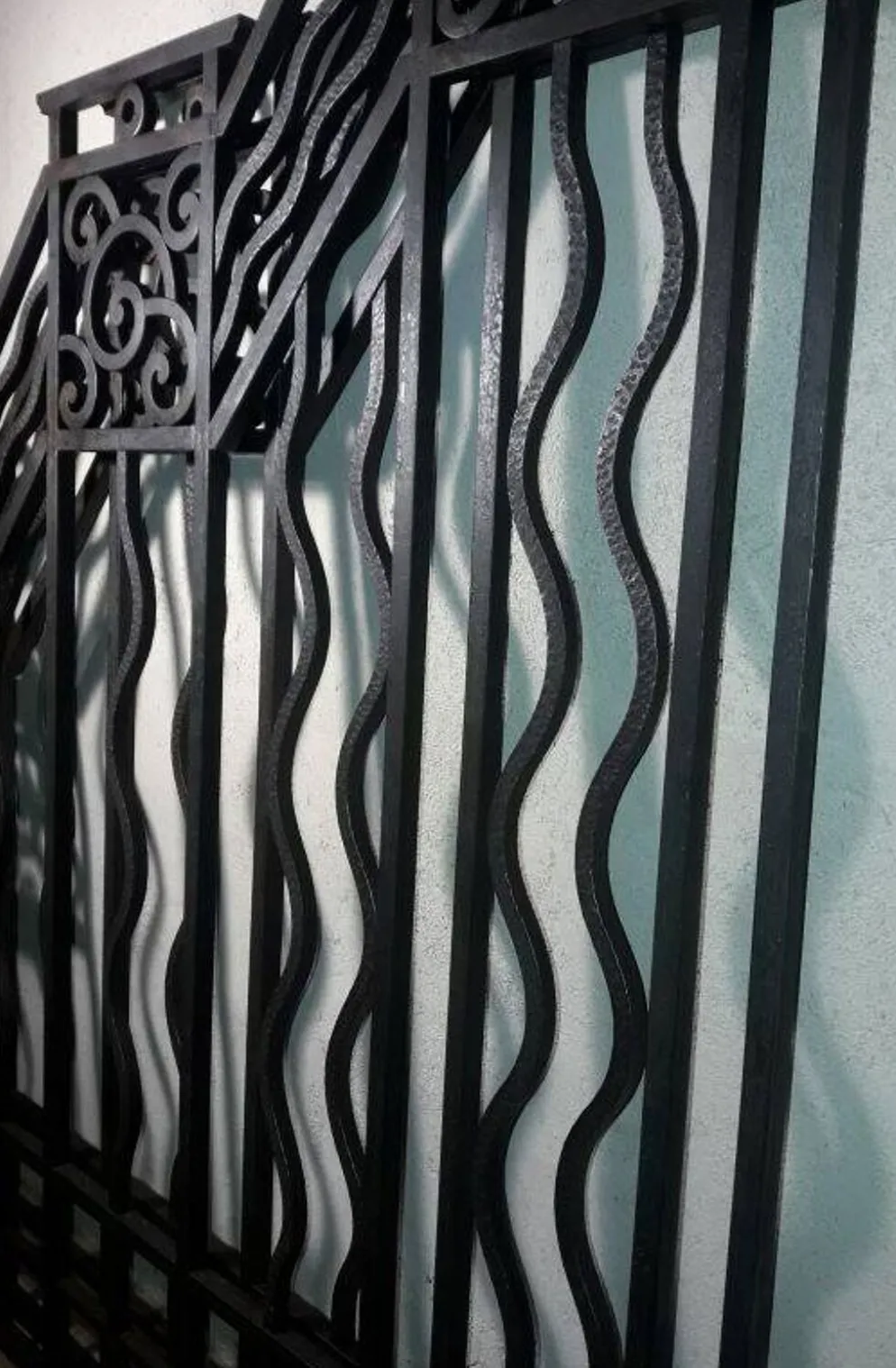 Grilles portail portes anciennes fer forgé XX° Art Déco