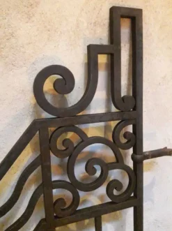 Grilles portail portes anciennes fer forgé XX° Art Déco
