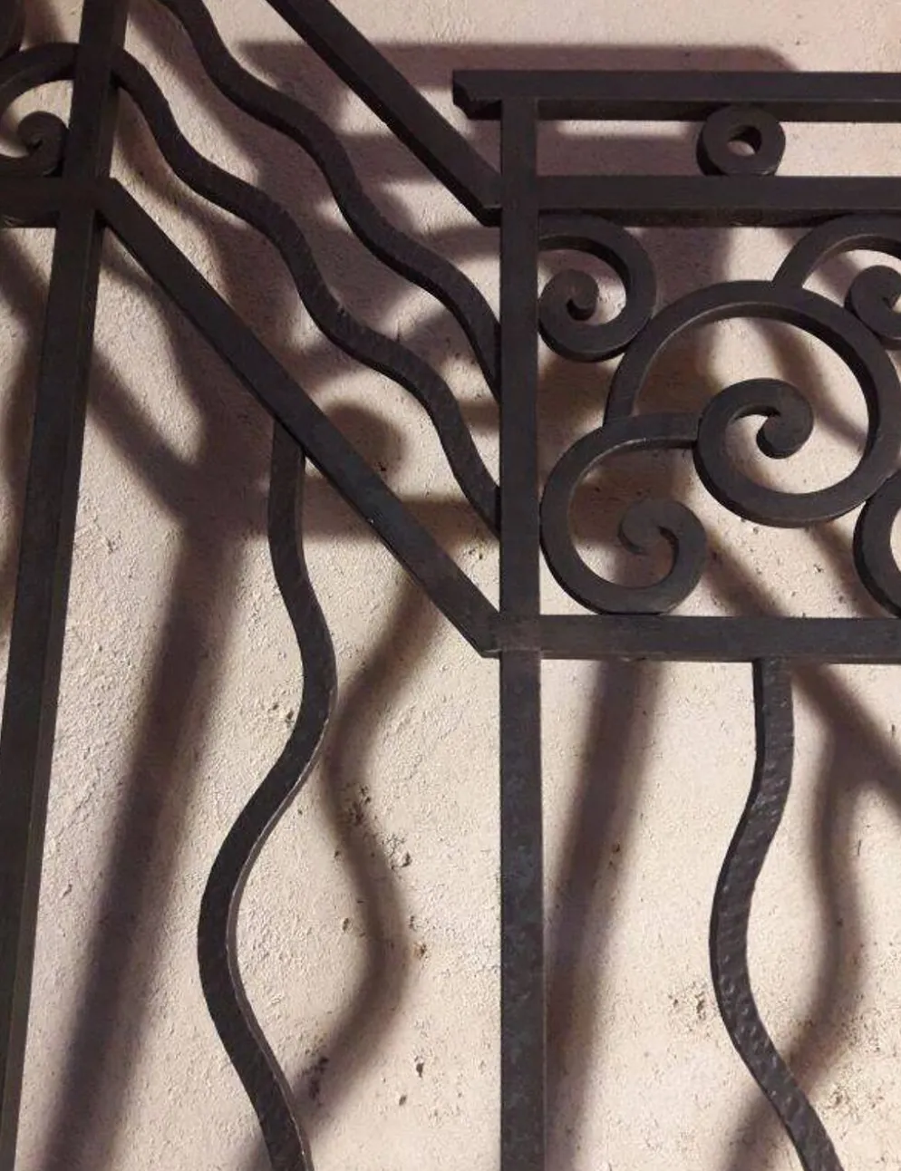 Grilles portail portes anciennes fer forgé XX° Art Déco