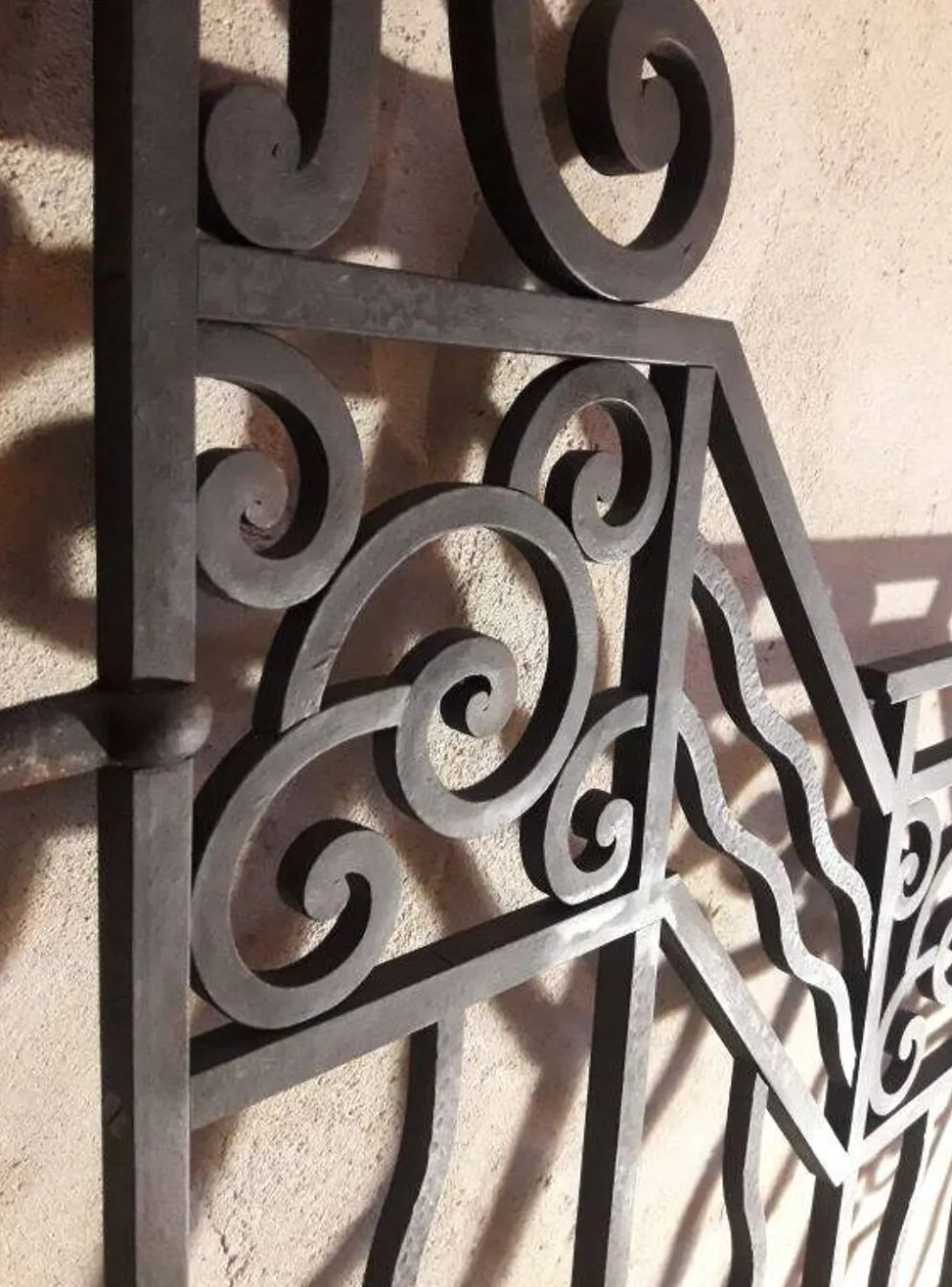 Grilles portail portes anciennes fer forgé XX° Art Déco