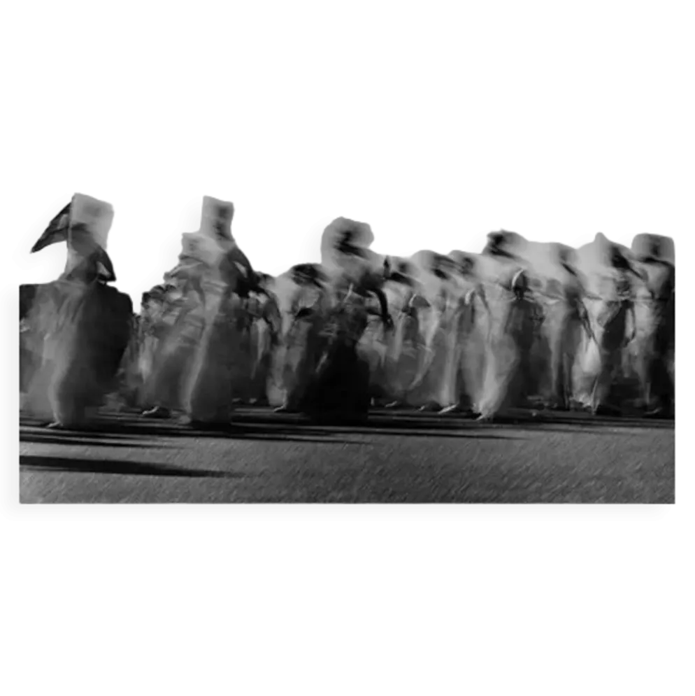 Groupe de femmes floues, Inde