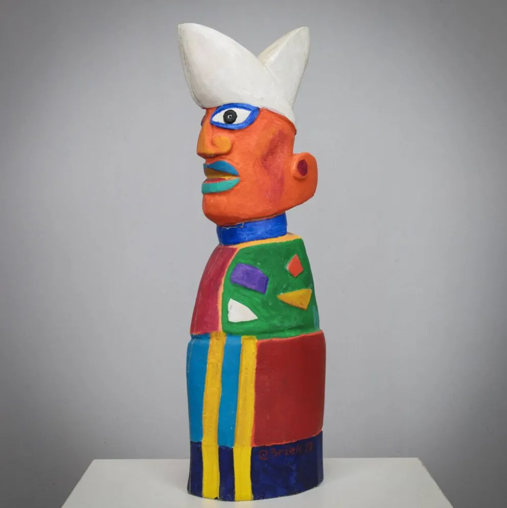 Groupe de sculptures uniques et vibrantes par Clemens Briels, Pays-Bas, années 1990.