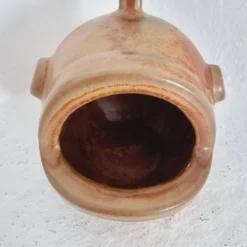 Gunnar Nylund, sculpture/vase/bol en céramique en forme de poisson, scandinave moderne