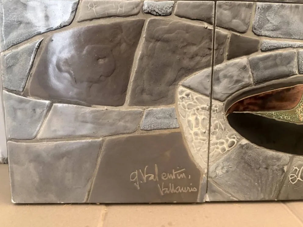 G. Valentin – Galerie Les Archanges Vallauris - grande céramique murale
