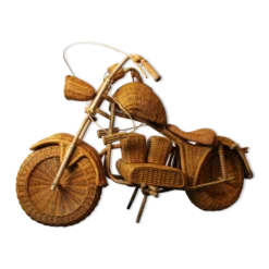 Harley Davidson en rotin, Tom Dixon, 90