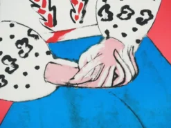 Henri matisse : la blouse roumaine, lithographie signée