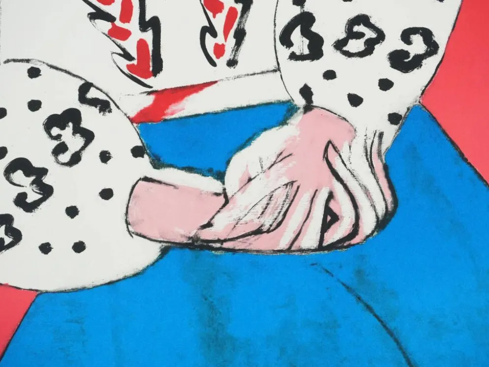 Henri matisse : la blouse roumaine, lithographie signée