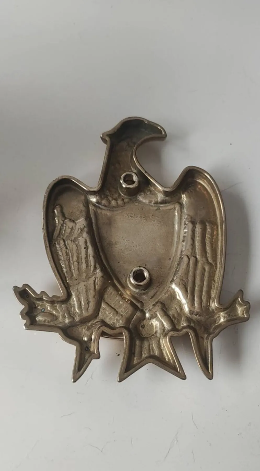 Heurtoir de Porte/Aigle royal Américain. En laiton massif. Dim 15 x 10
