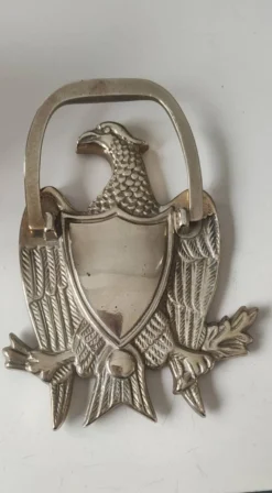 Heurtoir de Porte/Aigle royal Américain. En laiton massif. Dim 15 x 10