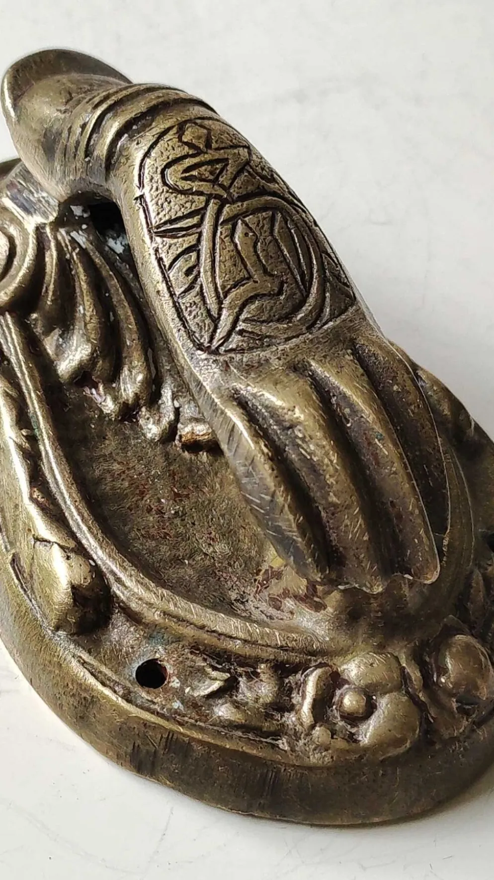 Heurtoir de porte en bronze