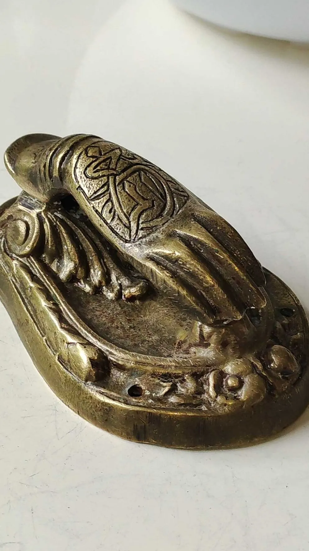 Heurtoir de porte en bronze
