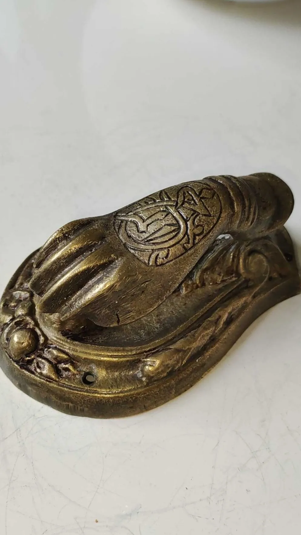 Heurtoir de porte en bronze