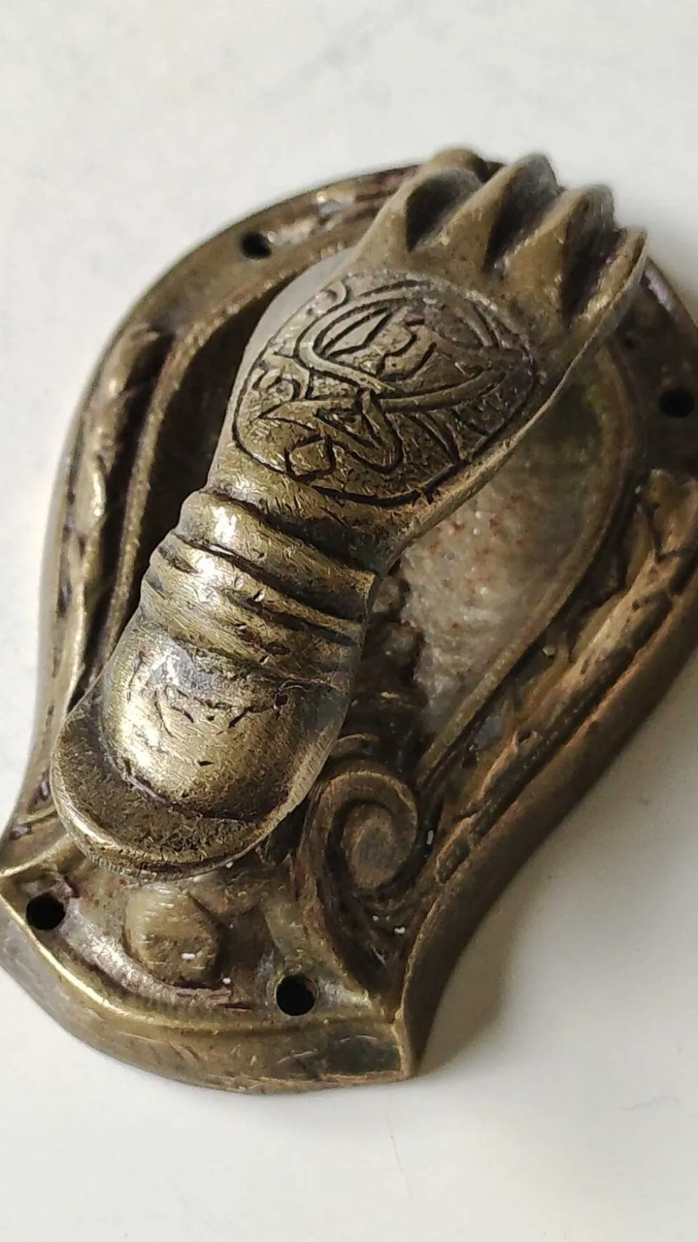 Heurtoir de porte en bronze