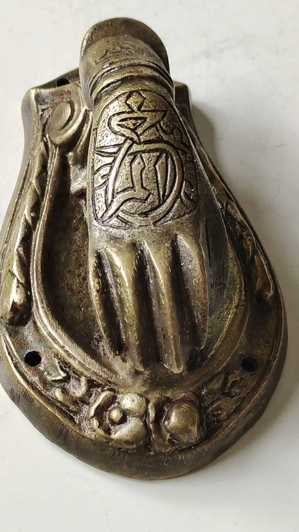 Heurtoir de porte en bronze