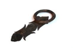 Heurtoir de porte en fer forgé, XIXème