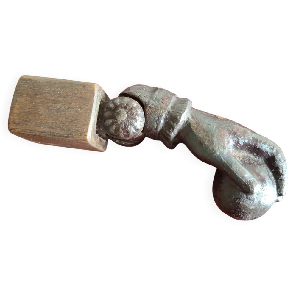 Heurtoir de porte en fonte de fer XIXè siècle ou avant