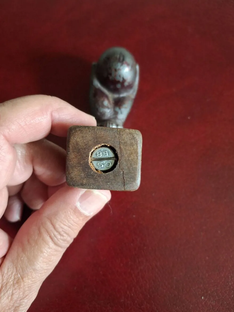 Heurtoir de porte en fonte de fer XIXè siècle ou avant